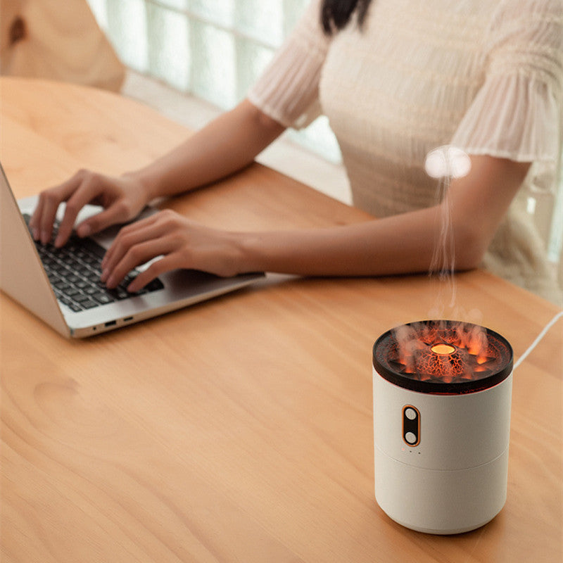 USB Volcanic Flame Oil Diffuser