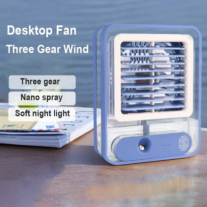 Usb Operated Desktop Spray Fan