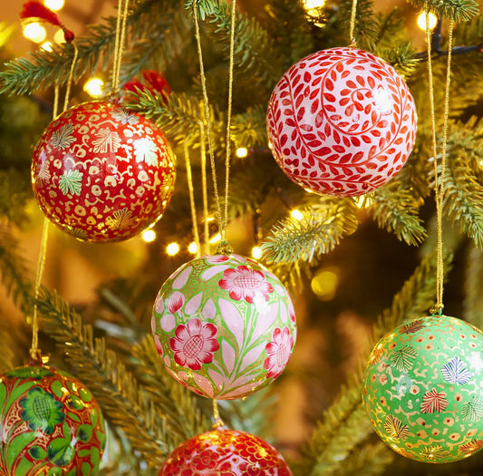 Large Hand Painted Bauble Christmas